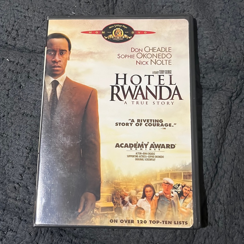 Hotel Rwanda DVD